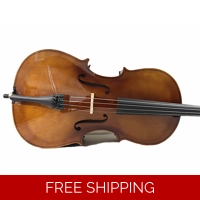Woodnote Spruce Top/Maple Back Cello with Carbon Fiber